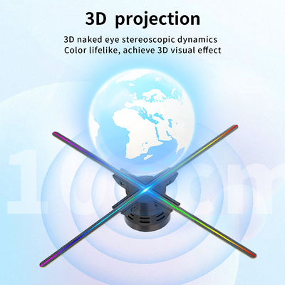 Rivoluzionate la vostra pubblicità all'aperto con un ventilatore olografico a 100 cm a LED con angolo di visione di 176°