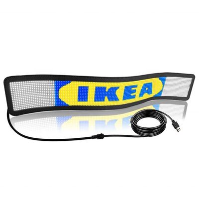 ODM pannello portatile a LED RGB per display di messaggi a scorrimento flessibile in auto e veicoli