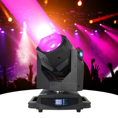 LED Moving Head Light Gobo Projector Dmx 230w Luci a fascio a LED con anello a LED Rgb