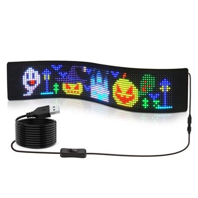 16*96dots LED Screen Panel per la pubblicità di negozi e auto RGB Color Soft Display Strip
