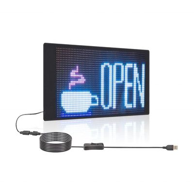 Adesivi a LED colorati a sensore attivato per auto con display flessibile e controllo APP
