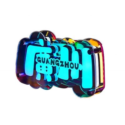 Lettere a LED personalizzate per interni 3D Acrylic Mirror per pareti