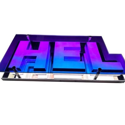 Delicate LED Mini Letters Electronic Infinity Mirror Led Neon Sign Prodotto personalizzato