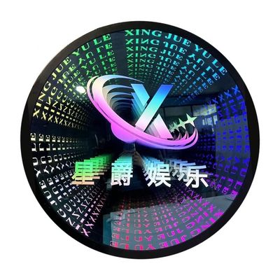 Effetto specchio infinito personalizzato Segnali al neon Lettere Lightbox con effetto 3D colorato