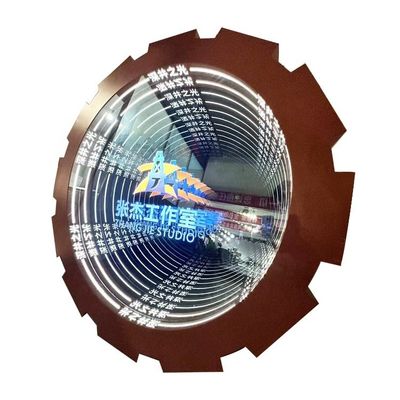 Acrilico Custom 3D LED Track Channel Letters Neon Mirror Infinity LED Sign Lighting