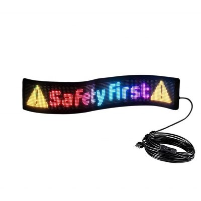 App più recente Remote Control Contenuto modificabile Moving Message Flessibile Display LED per cartellone auto