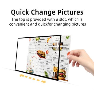 Display di menu ricaricabile A4 A5