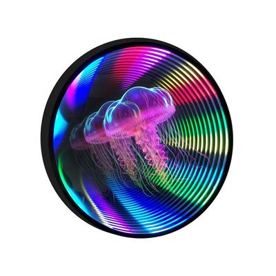 Colore 3D ologramma ventilatore abismo specchio decorazione per negozi commerciali 2024 best seller