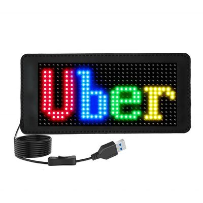 Progettazione Taxi Retro Window Display Digitale Controllo App Led Pubblicità Schermata