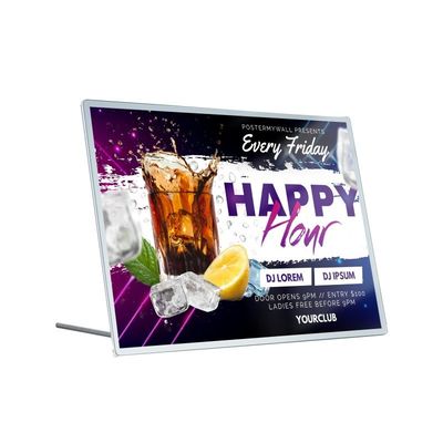 Quadro in alluminio A1 A2 A3 A4 A5 Snap Ultra Thin Advertising Metal Lighting Led Light Box