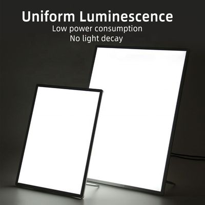 Ordina montature in alluminio retroilluminate a LED per manifesti e segnaletica 12V/1a-5W Consumo di energia