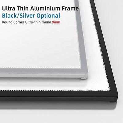 Ordina montature in alluminio retroilluminate a LED per manifesti e segnaletica 12V/1a-5W Consumo di energia