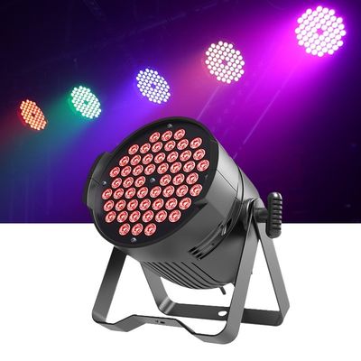 54pcs*3W RGBW LED Par Can luci per festa di nozze Performance Bar Evento Disco Stage