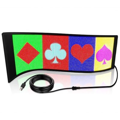 Mini Display a LED flessibile 12*48 pixel Programmabile Soft Dot Matrix Screen per interni
