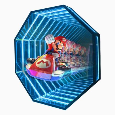 50 ° C resistente alla temperatura 3D LED Ventilatore Infinity Mirror Light Box per qualsiasi ambiente