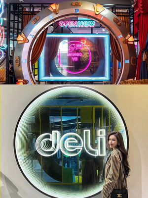 Hologramma 3D Abyss Mirror LED Strip Fonte di luce Fann Hologramma Fann pubblicitario Light Box