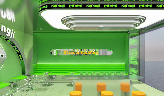 Hologramma 3D Abyss Mirror LED Strip Fonte di luce Fann Hologramma Fann pubblicitario Light Box