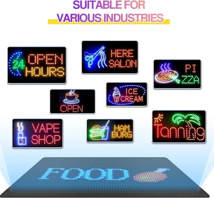 Segnale auto a LED personalizzabile con controllo app 5mm Pixel Pitch Panel Dimensione 672x122mm