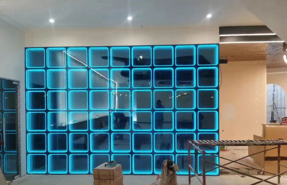Hologramma 3D Abyss Mirror LED Strip Fonte di luce Fann Hologramma Fann pubblicitario Light Box