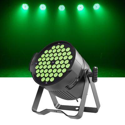 54x3w Rgbw Led Stage Lights Modello privato Dmx Wash 3in1 Par Light Aluminio per matrimonio