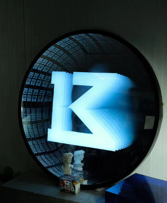 Hologramma 3D Abyss Mirror LED Strip Fonte di luce Fann Hologramma Fann pubblicitario Light Box