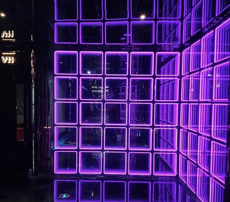 Hologramma 3D Abyss Mirror LED Strip Fonte di luce Fann Hologramma Fann pubblicitario Light Box