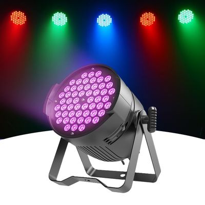Luce LED da palcoscenico professionale 54*3W RGBW DMX Par illuminazione con attivazione del suono IP20