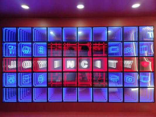 3D Hologram Abyss Mirror Light LED Strips Fonte di luce per la definizione della proiezione di mappatura