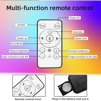 MP4/AVI/RMVB/GIF/JEPG/PNG/MKV Compatibile 3D Hologram Fan 42cm per pubblicità all'aperto