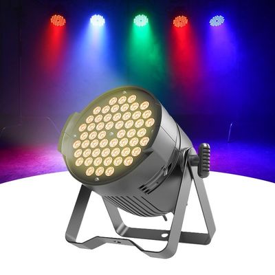 54pcs*3W Led Par Can Uplight Stage Lights con miscela di colori RGB/RGBW e controllo DMX