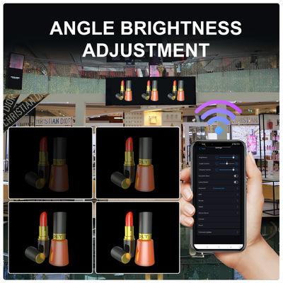 Fan proiettore olografico Wifi ad alta risoluzione 62cm con angolo di visione di 176° e ventola a led