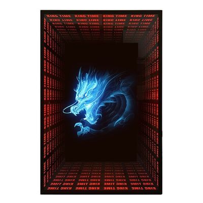 Ventilatore ologrammatico per pubblicità all'aperto con strisce a LED Fonte luminosa e decorazione avanzata