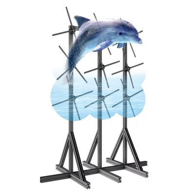 Splice Function 1800 Brightness LED Fan proiettore ologramma 3D per display a parete