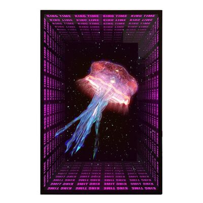 Attrezzatura per ologrammi 3D Specchio infinito Lettera al neon Pubblicità per una lunga vita lavorativa
