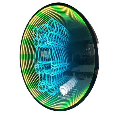 Segnale a LED a specchio personalizzato con effetto infinito