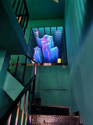 Infinite Visual Art Light Box Melle Abyss Mirror 3D Lettera luminosa Logo Cartellone al neon