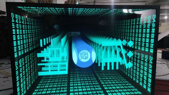 Infinite Visual Art Light Box Melle Abyss Mirror 3D Lettera luminosa Logo Cartellone al neon