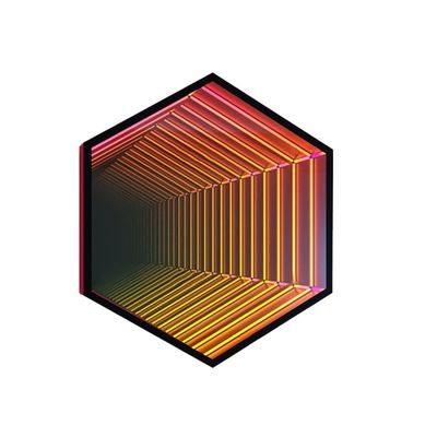 Magico specchio illimitato Custom 3D LED flessibile Neon forma per il consumo di energia