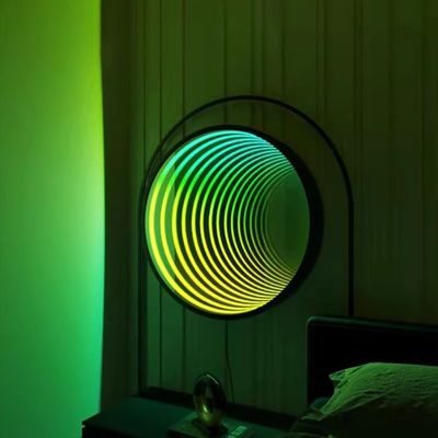 Magico specchio illimitato Custom 3D LED flessibile Neon forma per il consumo di energia