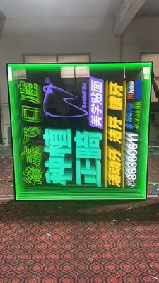 Magico specchio illimitato Custom 3D LED flessibile Neon forma per il consumo di energia