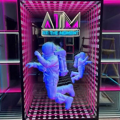 Personalizzazione RGB Acrilico Specchio Piastra Neon Letter Light Word per specchi senza limiti segni elettronici