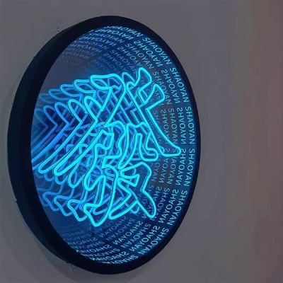 Mini LED e luci al neon specchietto infinito lettere di luce acrilica con fissaggio a bullone a vite