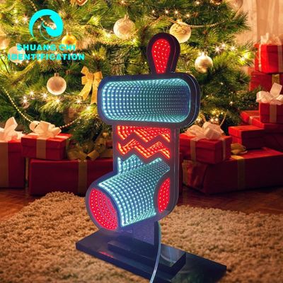 Home Decor Snowman Luce Specchio Infinito con 1000lm Flux luminoso e cavo di alimentazione